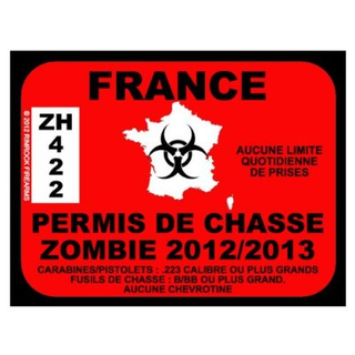 Illustration for article titled Grab a zombie hunting permit before you go head-hunting